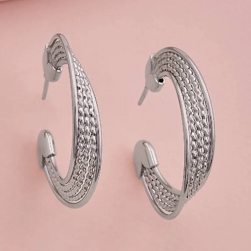 Hoop earrings with gold accents for a warm, elegant statement piece-Trendy Earring 172942