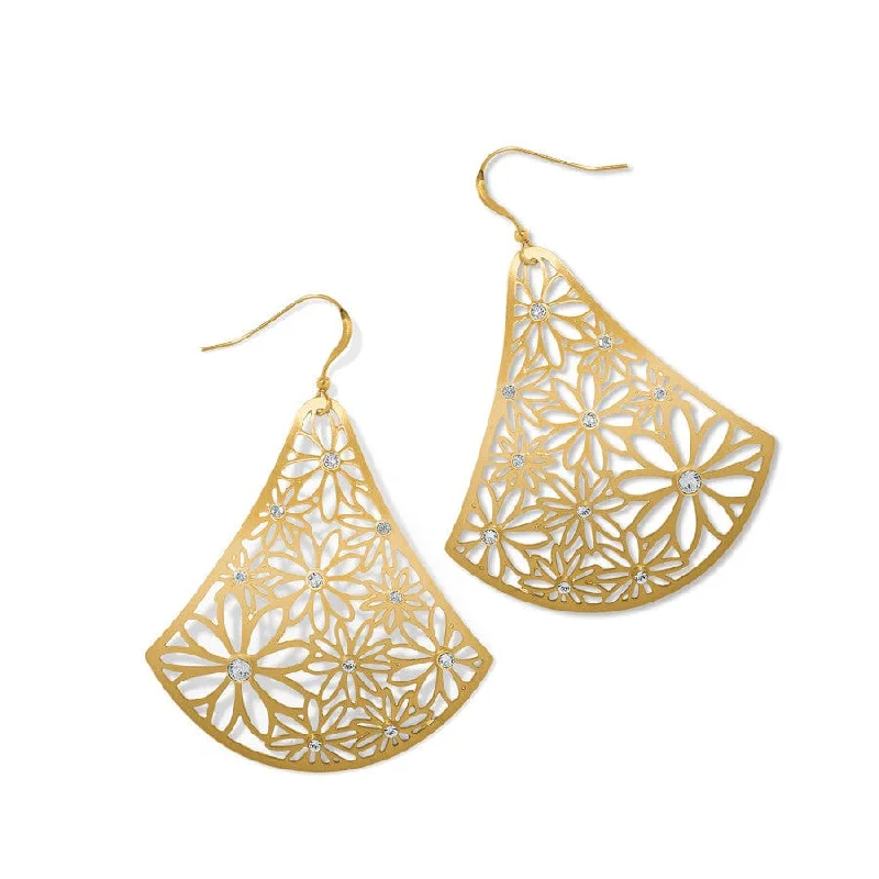 Hoop earrings with cut-out designs for a creative and lightweight effect-Trillion French Wire Earrings