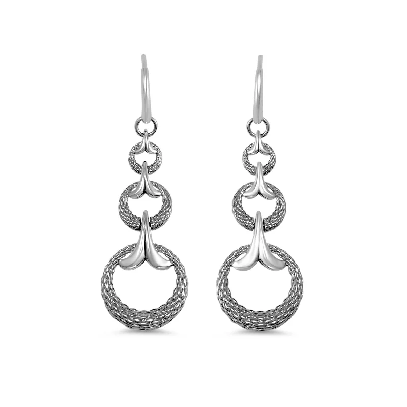 Best hoop earrings with vintage-style detailing for a nostalgic and timeless look-Swing Earring - Sterling Silver