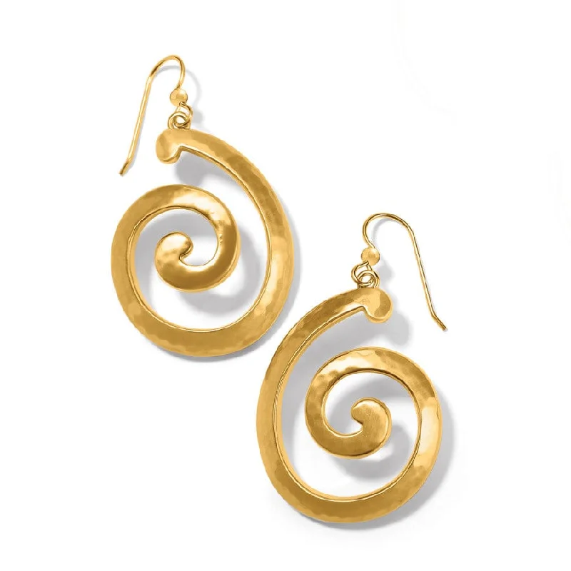 Best hoop earrings with snake-inspired designs for an edgy and fierce vibe-Versailles Garden French Wire Earrings