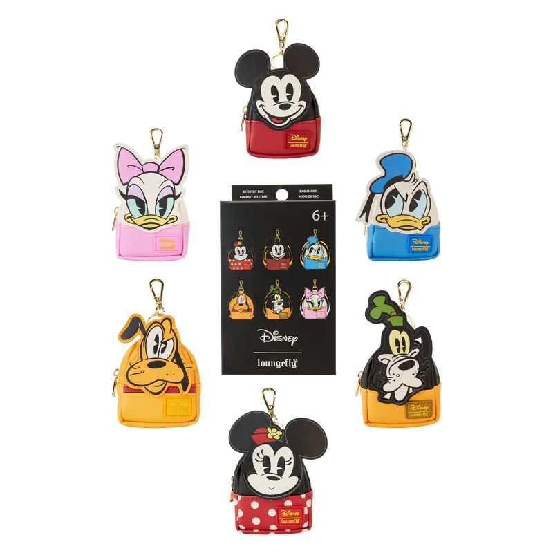 Kids’ character backpack for fun school days -Loungefly Mickey & Friends Picnic Cosplay Mystery Mini Backpack Keychain